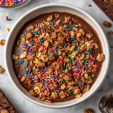 Protein-Packed Cosmic Brownie Batter Bowl