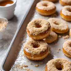 Homemade Golden Grahams Donuts
