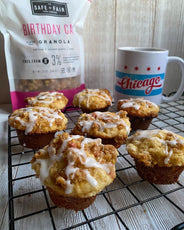 Birthday Cake Mini Muffins