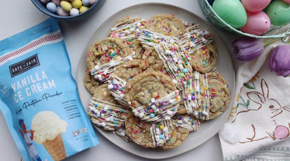 spring funfetti cookies