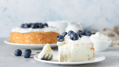 Plant-Based + Protein-Packed Angel Food Cake