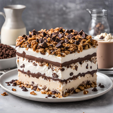 Oatmeal Cookie Ice Cream Cake (GF + Vegan)