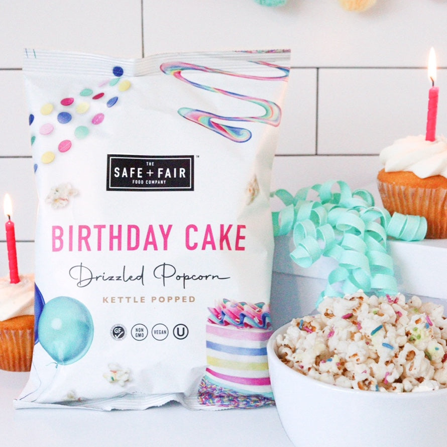 Birthday Cake Drizzled Popcorn Pack