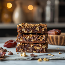 Homemade Dubai Chocolate Granola Bars