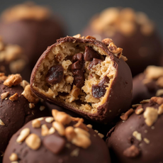 High-Protein Cookie Dough  Granola Truffles