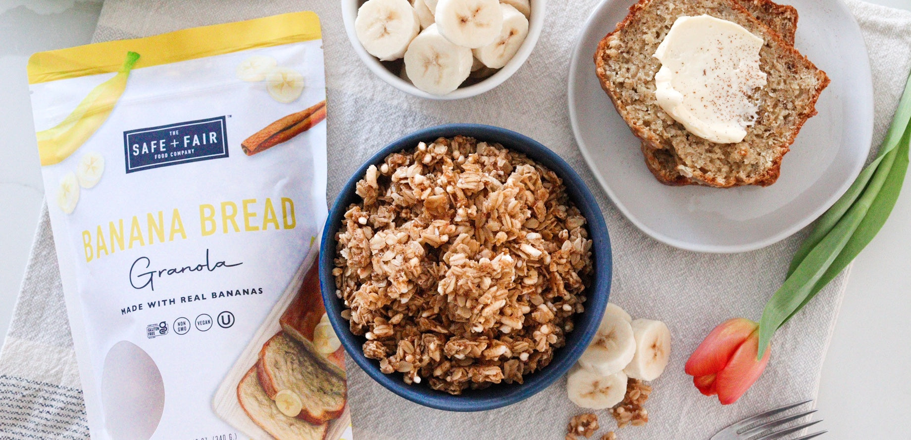 Banana Bread Granola Pack