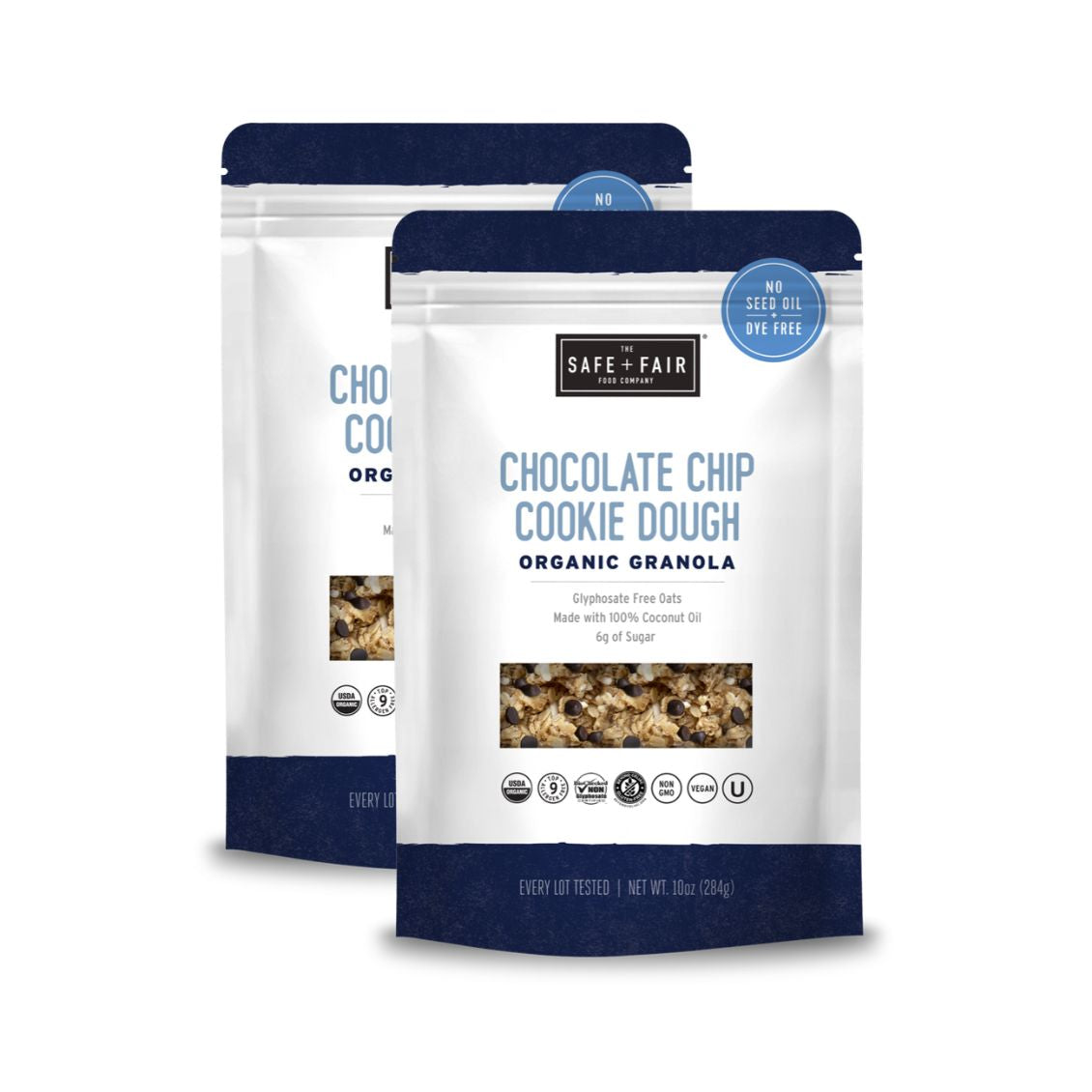 Organic Seed Oil-Free Chocolate Chip Cookie Dough Granola Pack