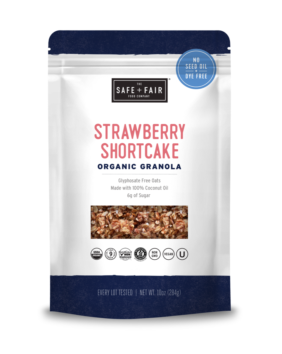 Organic Seed Oil-Free Strawberry Shortcake Granola Pack