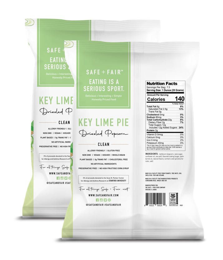 Key Lime Pie Drizzled Popcorn Pack
