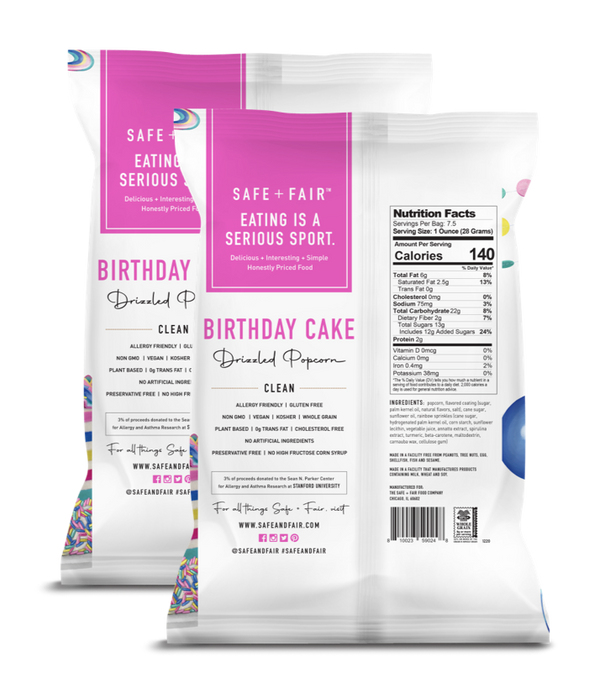 Birthday Cake Drizzled Popcorn Pack