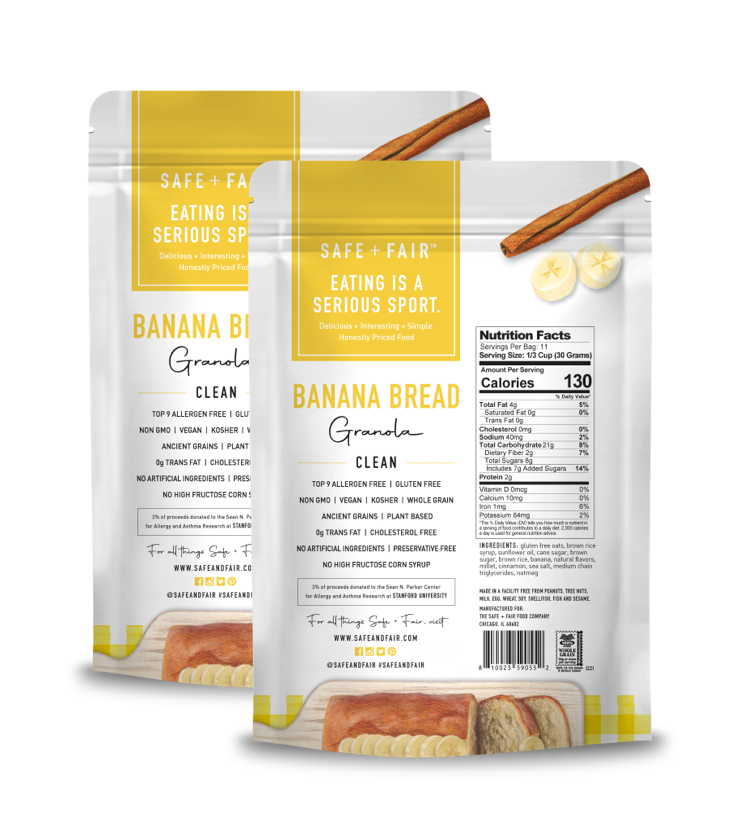 Banana Bread Granola Pack