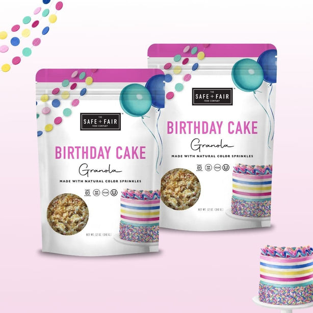 birthday cake granola pack