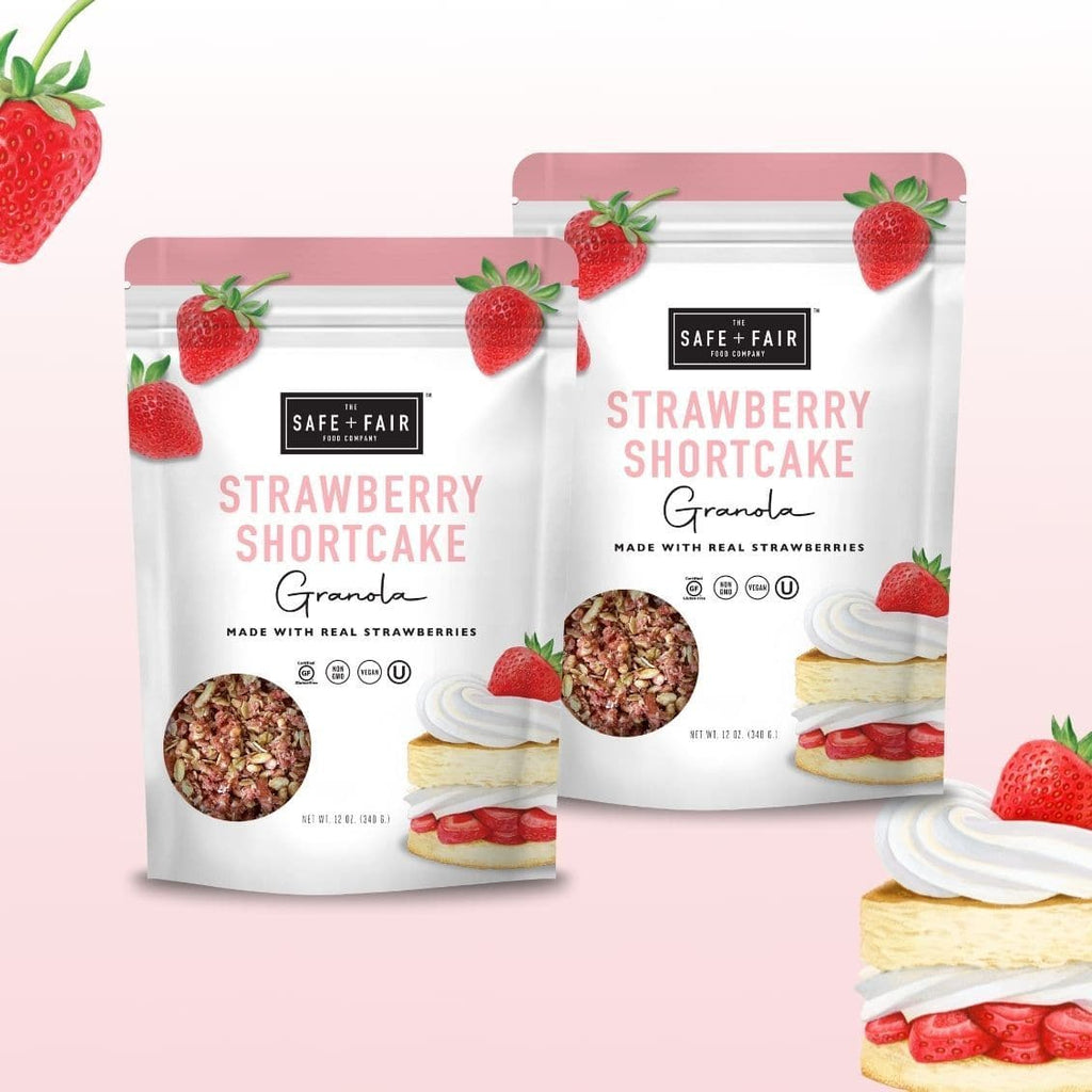 Strawberry Shortcake Granola GlutenFree Safe + Fair