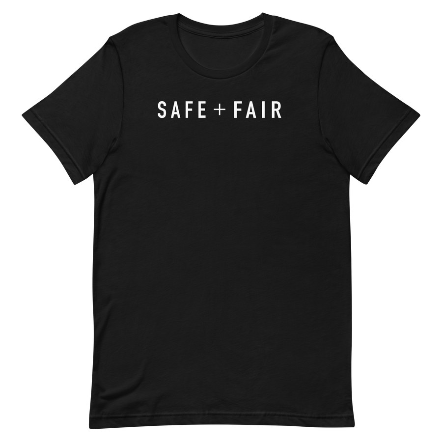 black adult short sleeve t-shirt