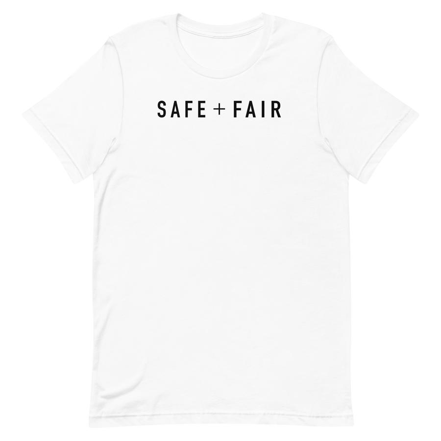 white adult short sleeve t-shirt